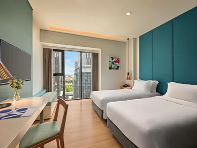 Studio met 2 eenpersoonsbedden — Novotel Living Saigon South